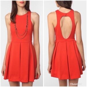 Cooperative Sally Sue Orange Ponte Knit Dress M